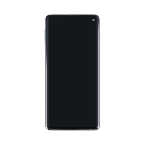 Samsung Galaxy S10 G973F Display And Digitizer With Frame Prism White Pulled