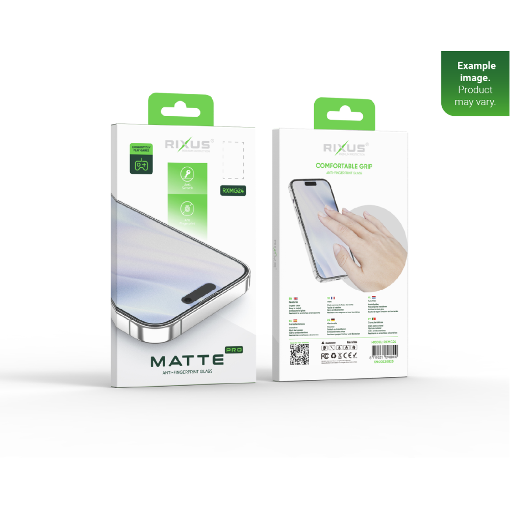 Rixus For iPhone 14 Pro Tempered Glass Matte