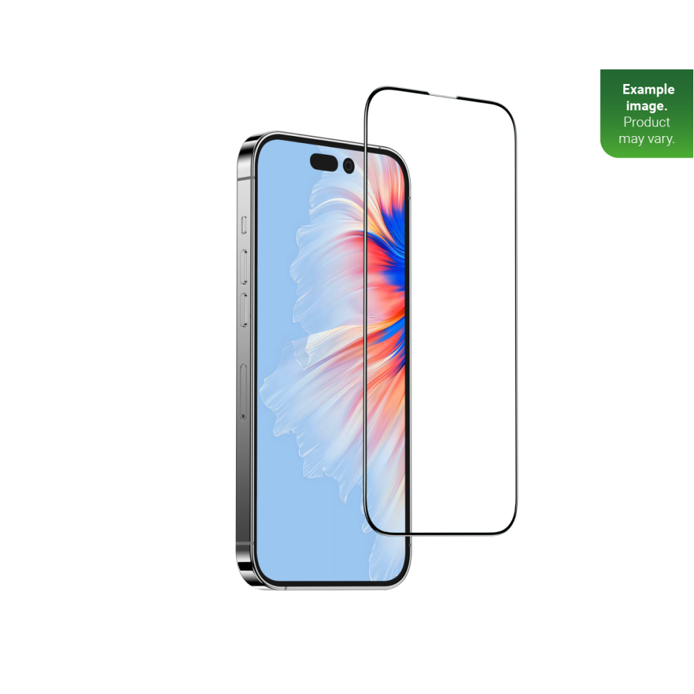 Rixus Clear HD Full Curved Edge Tempered Glass For iPhone 14, 13, 13 Pro, 16e