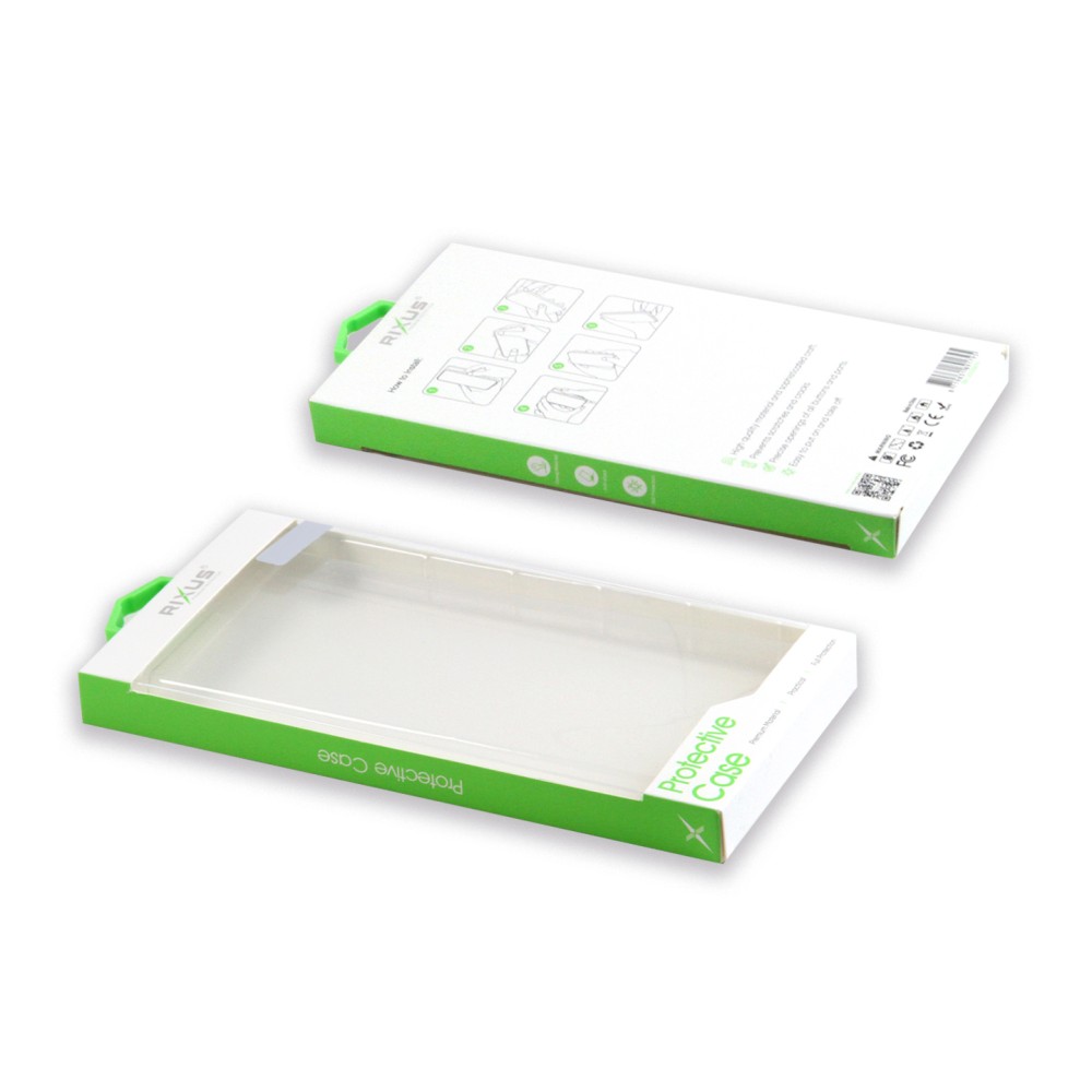 Rixus For iPhone 11 Pro Anti-Burst Case Transparent