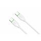 Rixus RX2016 Data Sync And Fast Charge Cable Type-C to Type-C 200cm