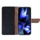 Rixus Bookcase For Google Pixel 9A Black