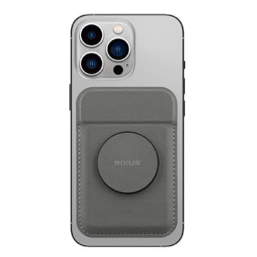 Rixus RXCH20G Card Holder With MagSafe Gray