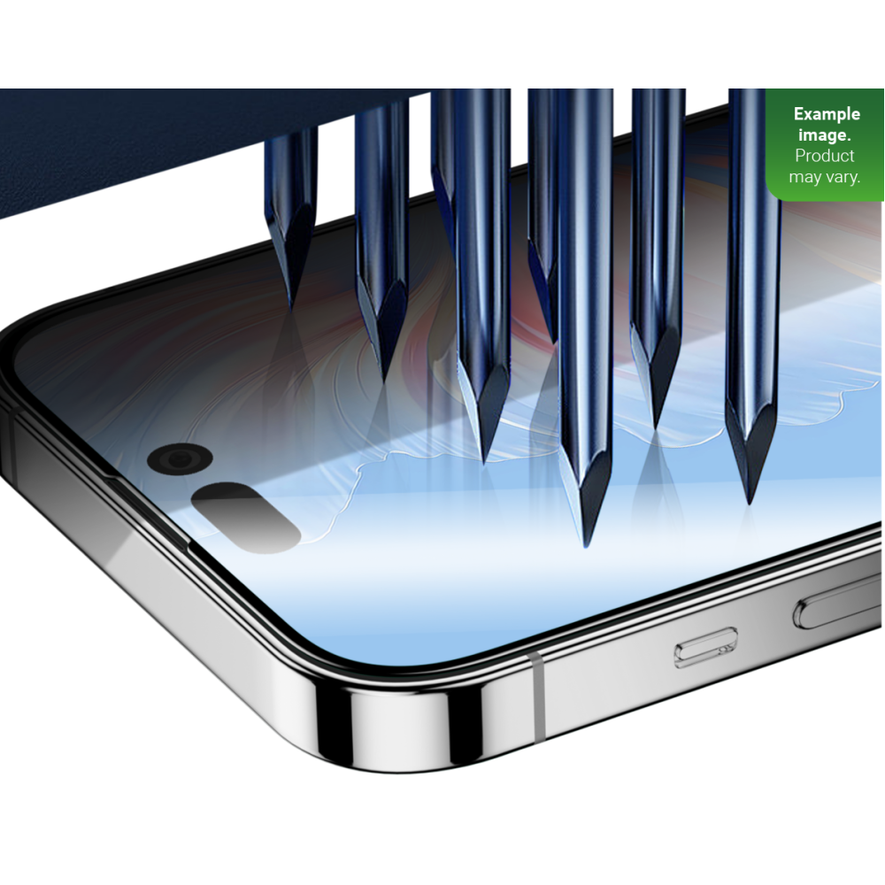 Rixus Clear HD Full Curved Edge Tempered Glass For iPhone 14, 13, 13 Pro, 16e
