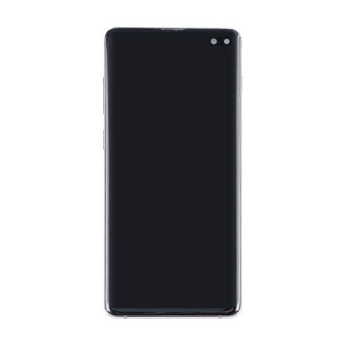 Samsung Galaxy S10 Plus G975F Display And Digitizer With Frame Prism Black Pulled