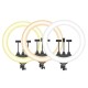 Rixus RXLG18 Selfie Ring Light And Holder Stick 18 inch