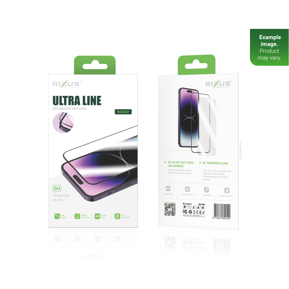 Rixus For iPhone 13 Pro Max, 14 Plus Tempered Glass Ultra Thin