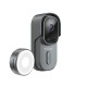 Rixus Wireless Battery Powered Doorbell With Camera Gray