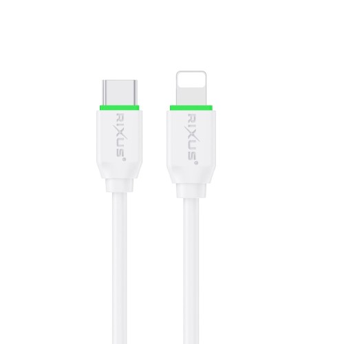 Rixus RX2022S Fast Cable Serie For Type-C to Lightning(Counter Display)