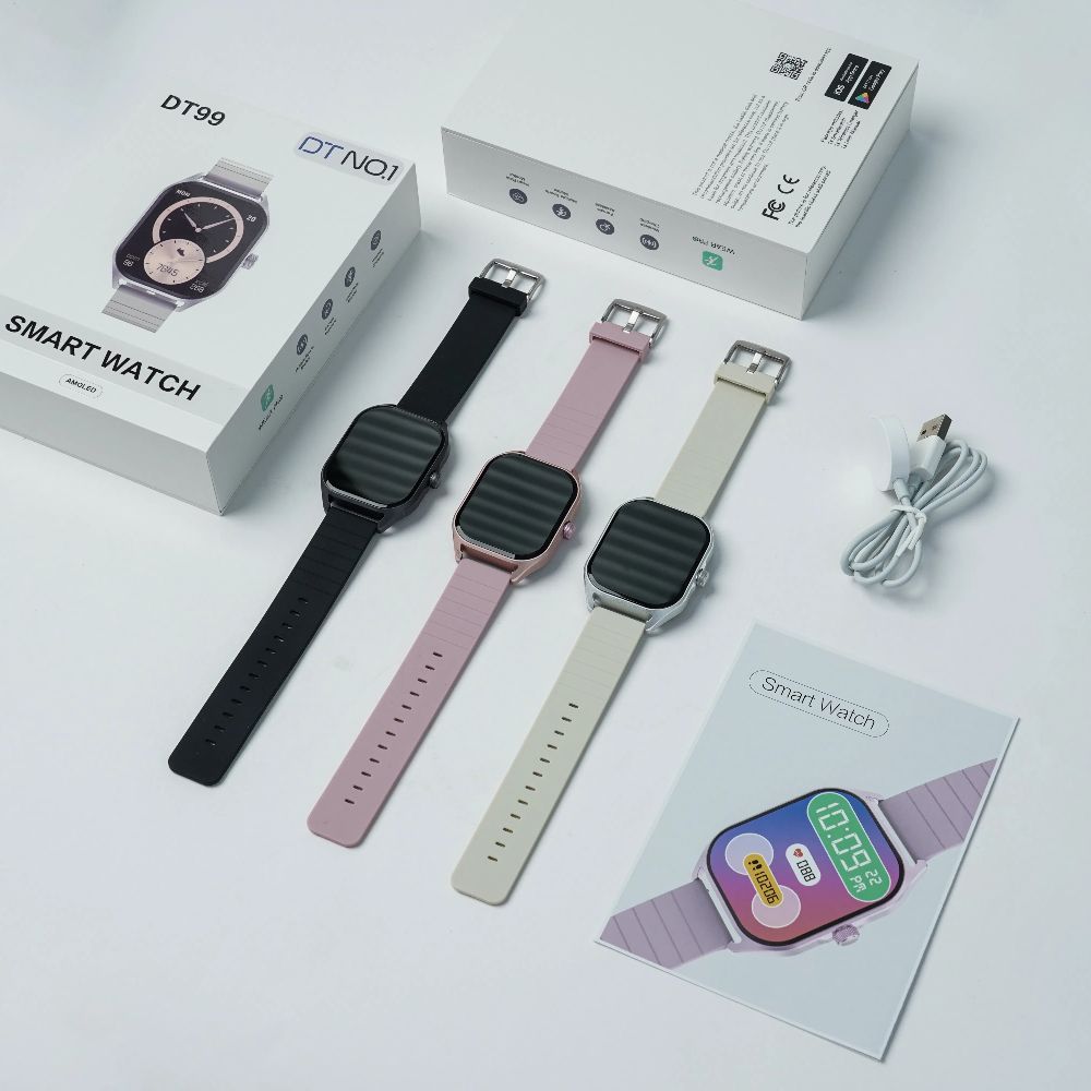 DTNO 1 DT99 Smart Watch Silver