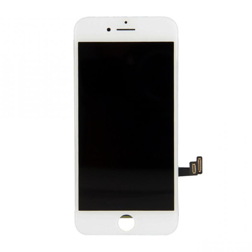 iPhone 7 Plus Display + Digitizer, +Metal Plate A+ High Quality - White