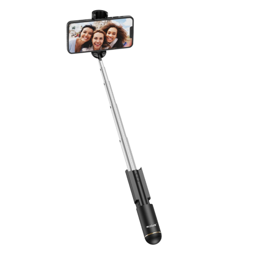 Rixus Mini Integrated Selfie Stick Bluetooth RXSF30B - Black