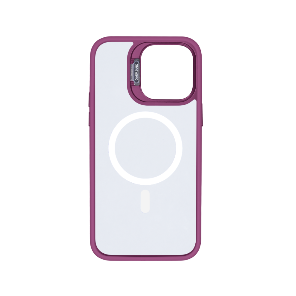 Rixus Classic 03 Case With MagSafe For iPhone 15 - Dark Pink