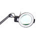 ESD Table LED lamp with magnifier lens 177mm, Dioptrie 3 80 LEDS 22W