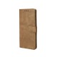 Rixus Bookcase For Samsung Galaxy S25 Ultra S938B Light Brown