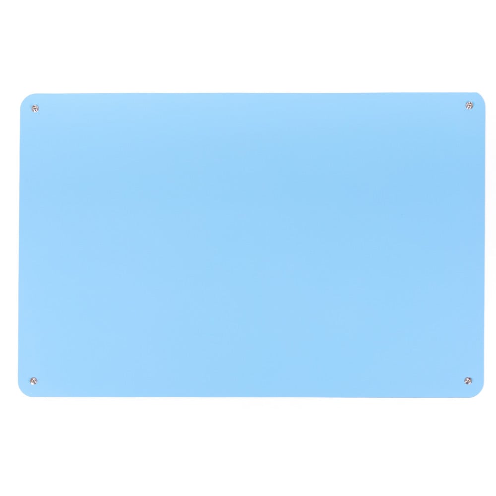 Premium ESD rubber table mat with 4x10mm studs 900mm x 610mm Blue