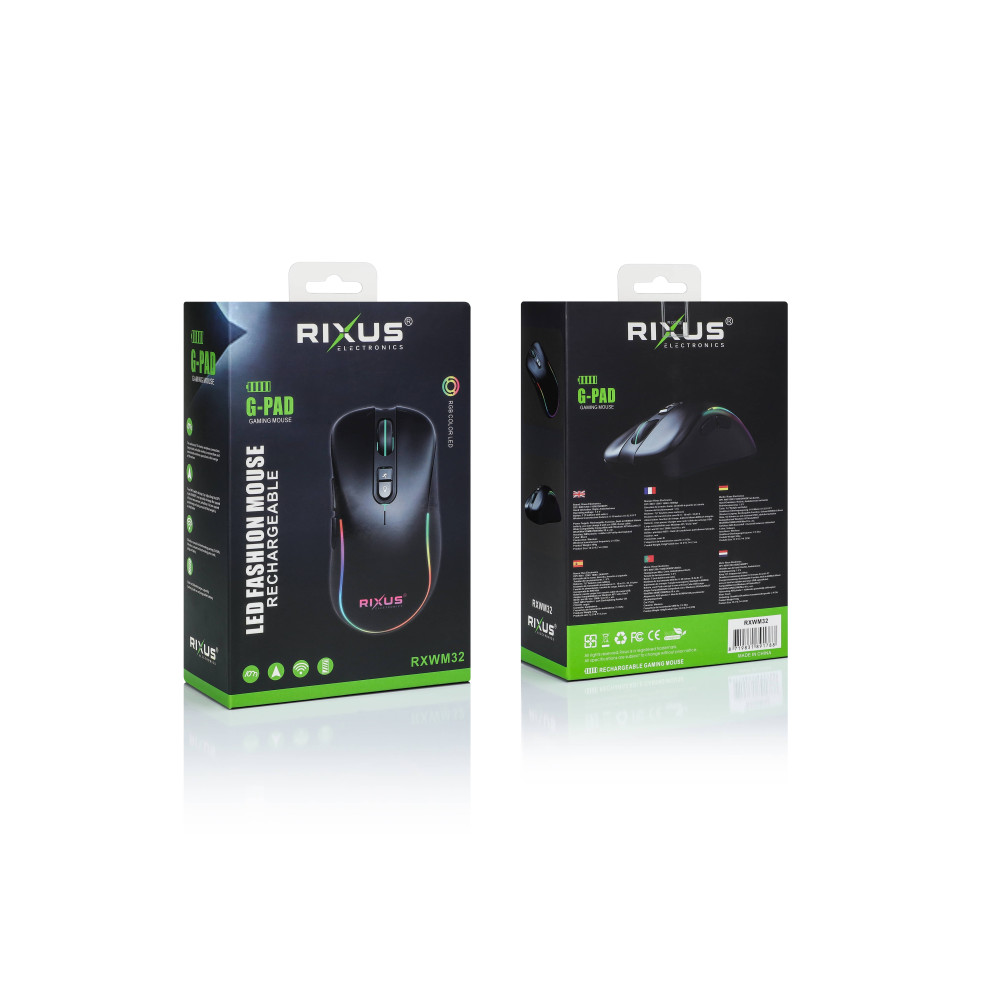 Rixus Wireless Gaming Mouse G-Pad RXWM32