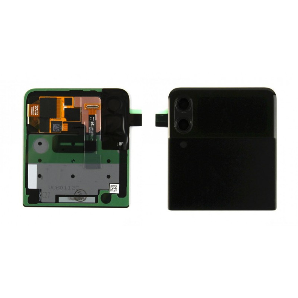 Samsung Galaxy Z Flip 3 (SM-F711B) Battery Cover + Outer LCD (GH97-26773A) - Black