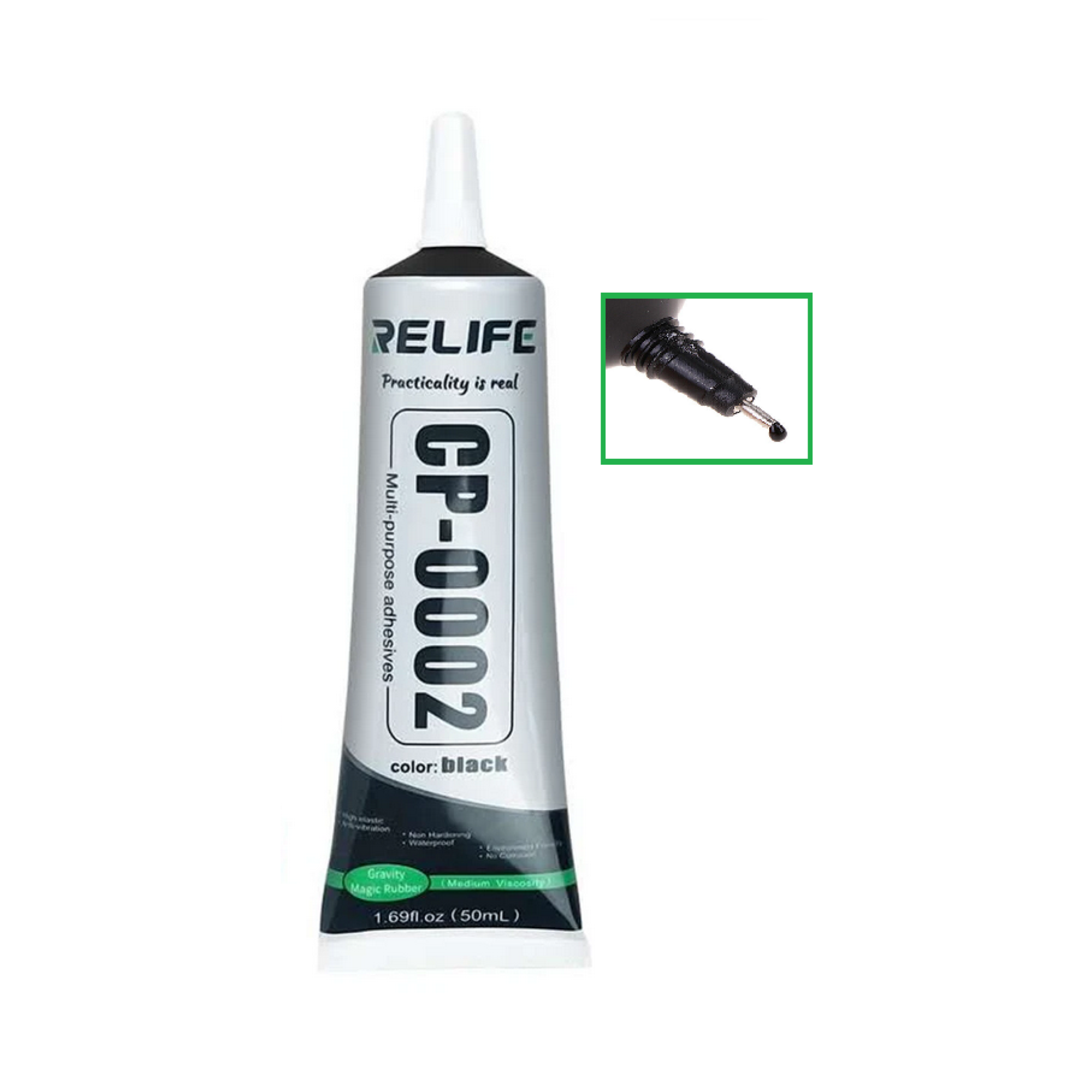 Relife Adhesive Glue CP-0002 50ml - Black - EMC