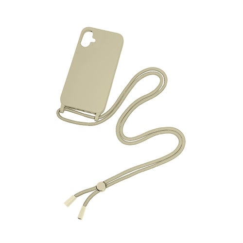 Rixus For Samsung Galaxy A05 A055F TPU Necklace Cord Cover Gold
