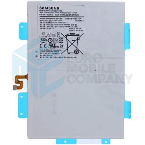 Samsung Galaxy Tab S6 Lite (SM-P610/SM-P615) Galaxy Tab S6 (SM-T860/SM-T865) Battery EB-BT725ABU - 7040mAh