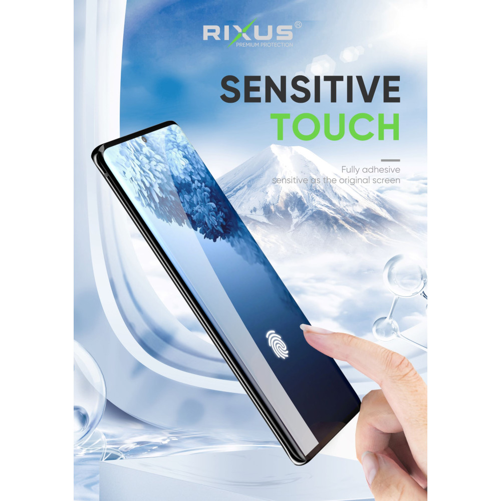 Rixus UV Glue Tempered Glass For Samsung Galaxy S10