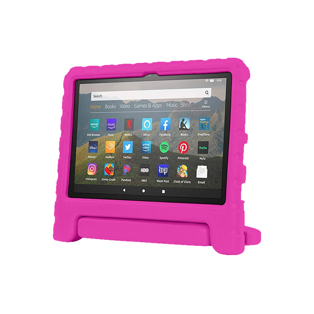 Rixus Kids Proof Tablet Case For iPad 2/ 3/ 4/ 9.7 inch - Pink