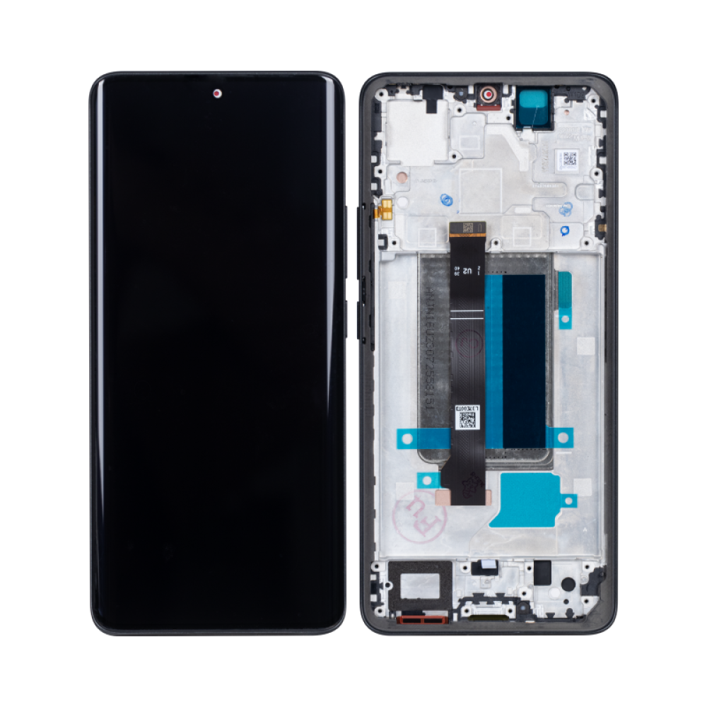 Redmi Note 13 Pro Plus (23090RA98C / 23090RA98G / 23090RA98I) Display + Digitizer + Frame - Black