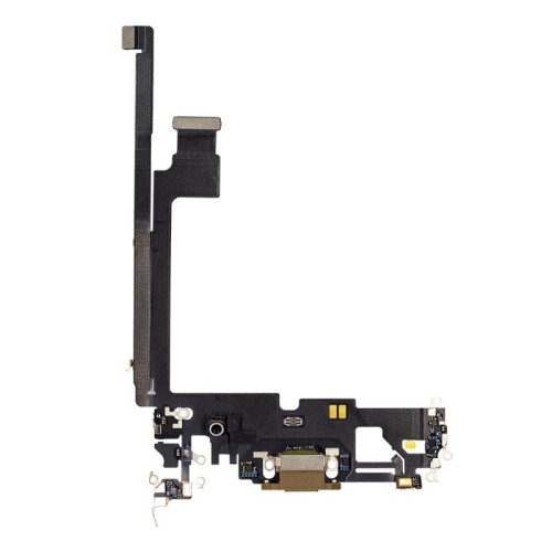 For iPhone 12 Pro Max System Charging Flex Gold