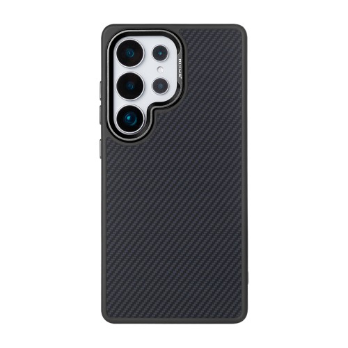 Rixus Mag Carbon With MagSafe For Samsung Galaxy S25 Ultra S938B Titanium Black