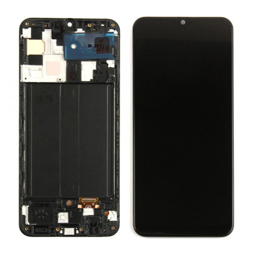 Samsung Galaxy A50 SM-A505F Display + Frame (OLED)- Black