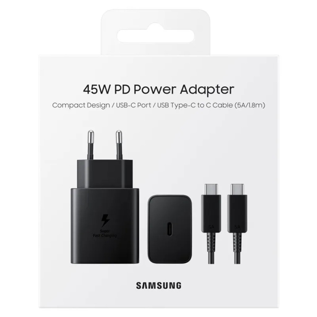 Samsung W Pd Super Fast Charger M C To C Cable Ep T Xbegeu