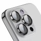 Rixus Metal Shield Camera Tempered Glass For iPhone 11 Black