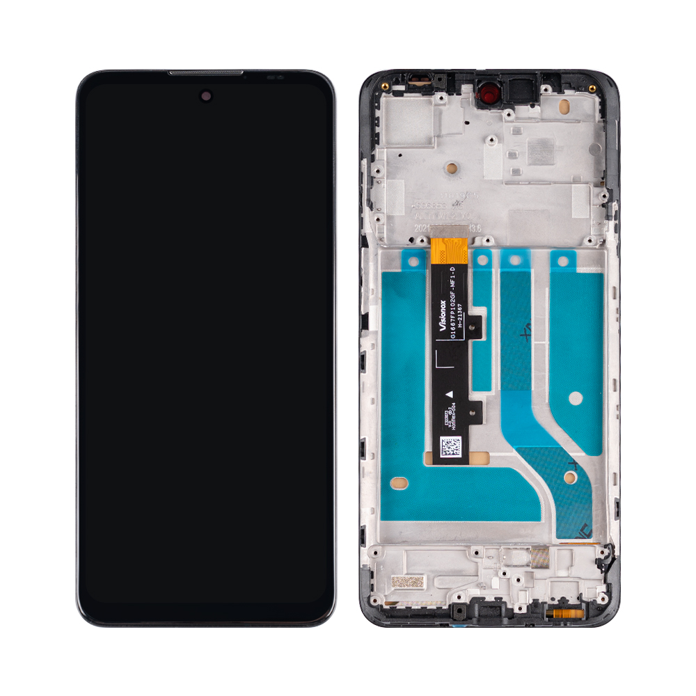 Motorola Edge 20 Lite (XT2139) Display And Digitizer With Frame Electric Graphite OEM