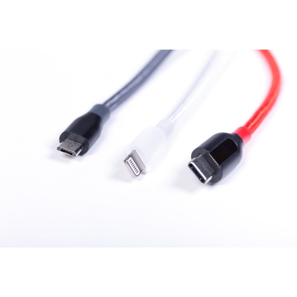 Wrepair USB Cableguide incl. Twist-in self closing sleeve 70cm and 3X ANKER USB Cables
