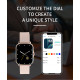 Momix Long-lasting Battery Life Smart Watch M2 - Dark Pastel Blue
