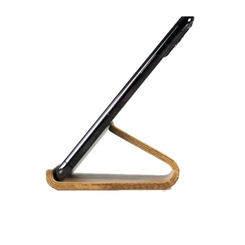 Mobile Phone Wooden Stand For Vitrine