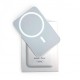 For iPhone 12, 13, 14, 15 Series Battery Pack Magnetic Charging White