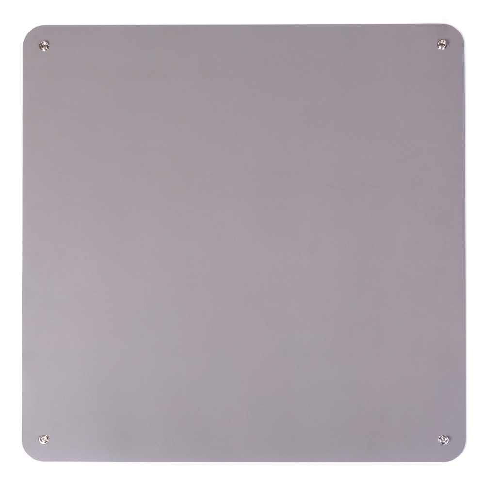 Premium ESD rubber table mat with 4x10mm studs 600mm x 610mm Grey