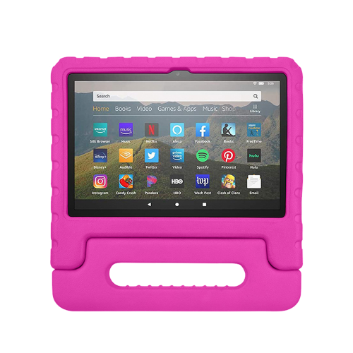 Rixus Kids Proof Tablet Case for iPad 10.2 Inch (2021/2019)/ Air 3/ Pro 10.5 Inch 2018 - Pink