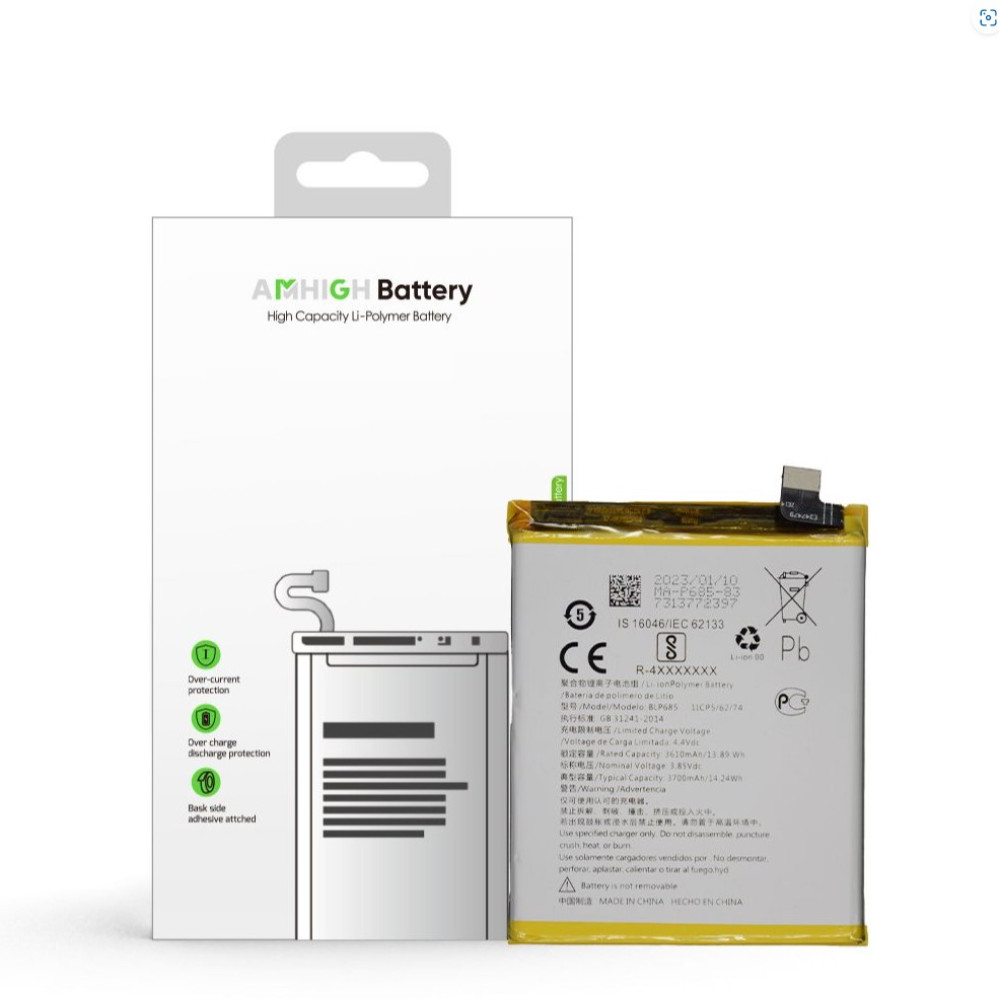 OnePlus 6T (A6010/ A6013) Battery BLP685 - 3700 mAh (AMHigh Premium)