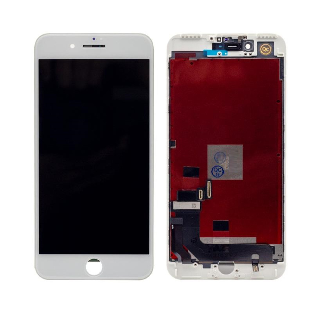 iPhone 7 Plus Display + Digitizer + Metal Plate, In-cell Quality - White