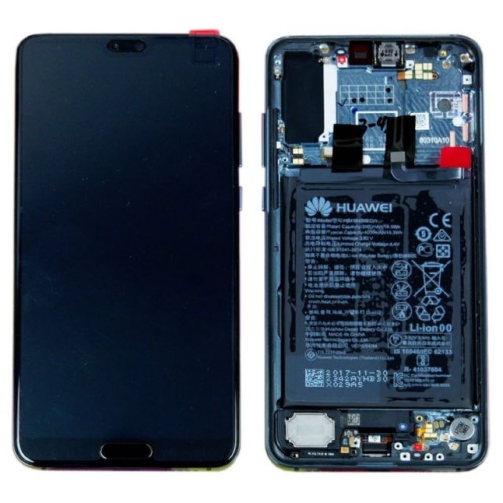 Huawei P20 Pro 02351WQE (CLT-L09/ CLT-L29) OEM Service Part Screen Incl. Battery - Black