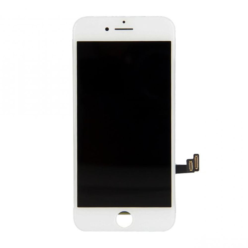 iPhone 7 OEM Display + Replacement Digitizer + Metal Plate - White