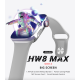 Smart Watch With Large Screen HW8 Max - Light Grey
