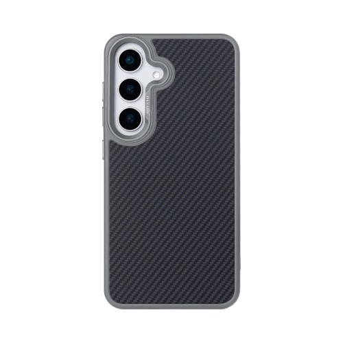 Rixus Mag Carbon With MagSafe For Samsung Galaxy S25 Plus S9360 Titanium Grey