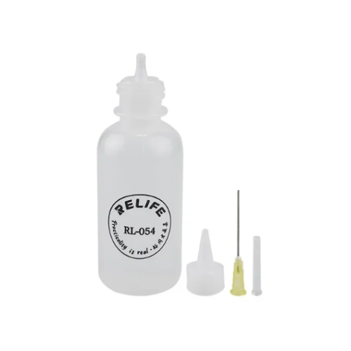Relife RL-054 Empty Plastic Flux Alcohol Bottle Perfume Bottle With Needle Tip 50ML