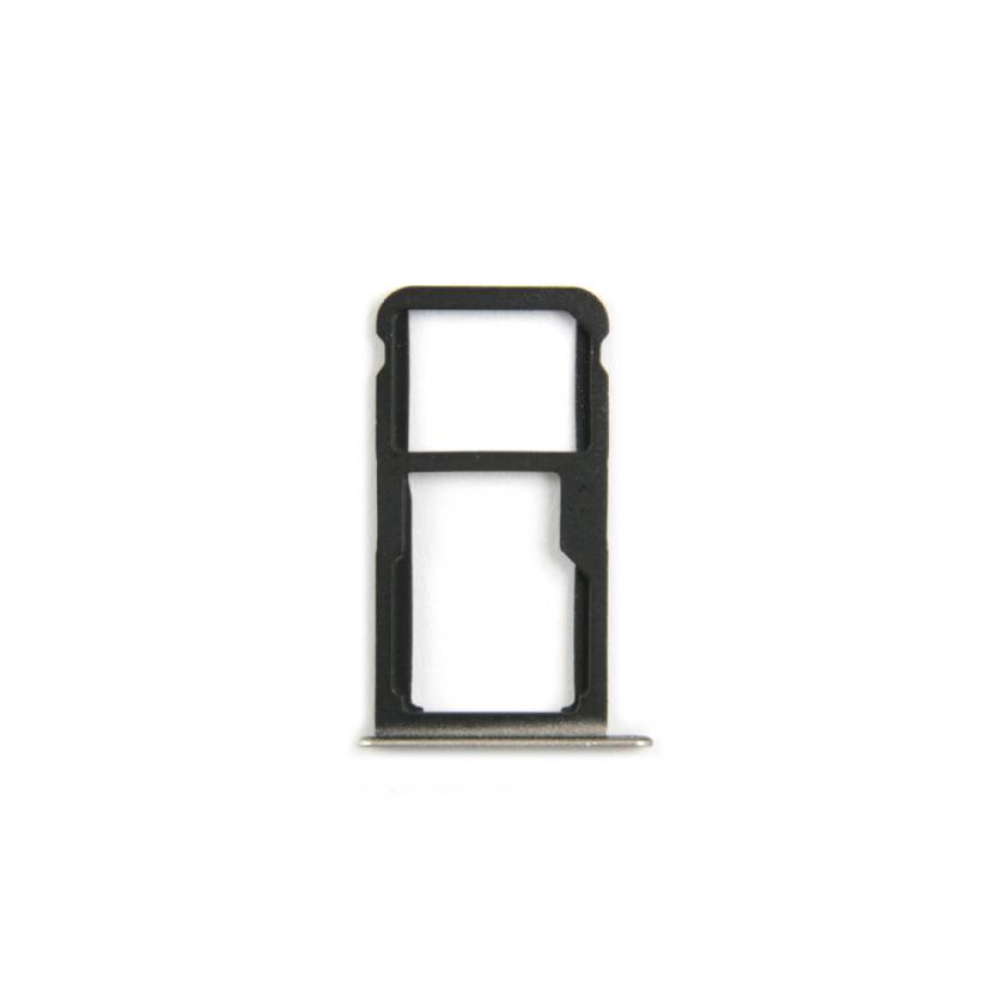Huawei P10 Lite (WAS-L21) Sim Holder + Micro SD Tray - Black