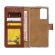 Rixus Bookcase For Samsung Galaxy A10 (SM-A105F) - Brown