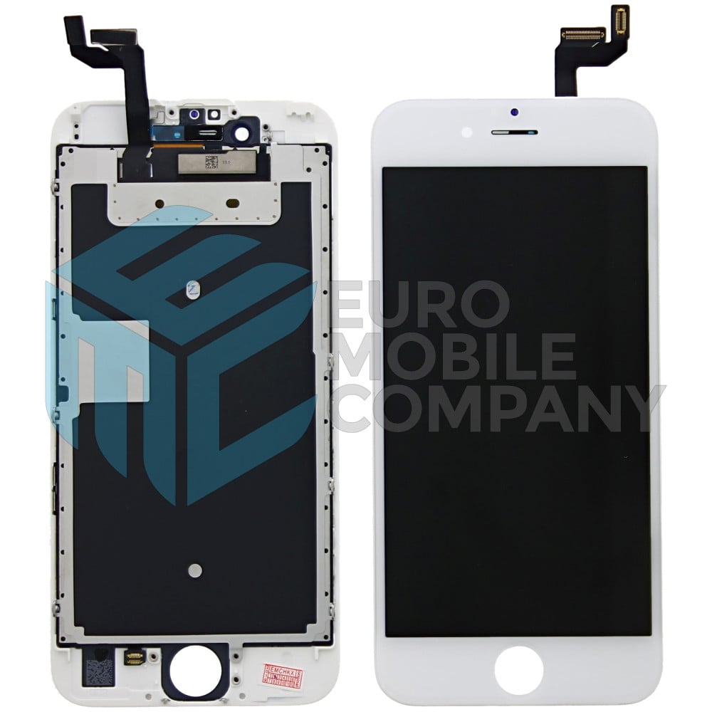 iPhone 6S Display + Digitizer + Metal plate, Replacement Glass OEM - White